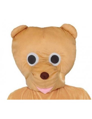 1Maska Miś Pluszowy Głowa 40x40 2990BZ Niedźwiadek Niedźwiedź Dzień Misia Gigant 40x40