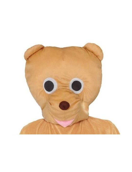 1Maska Miś Pluszowy Głowa 40x40 2990BZ Niedźwiadek Niedźwiedź Dzień Misia Gigant 40x40