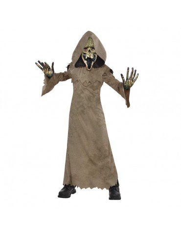 Strój Zombie z Maską 9902098 164/168 Halloween potwór Krzyk upiór z kapturem i rękawiczkami