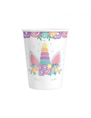 1Kubeczki jednorażec 6szt 512326 papierowy jednorazowe 220ml wieczór panieński urodziny eventy przyjęcia party