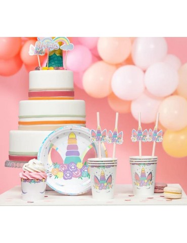 1Kubeczki jednorażec 6szt 512326 papierowy jednorazowe 220ml wieczór panieński urodziny eventy przyjęcia party