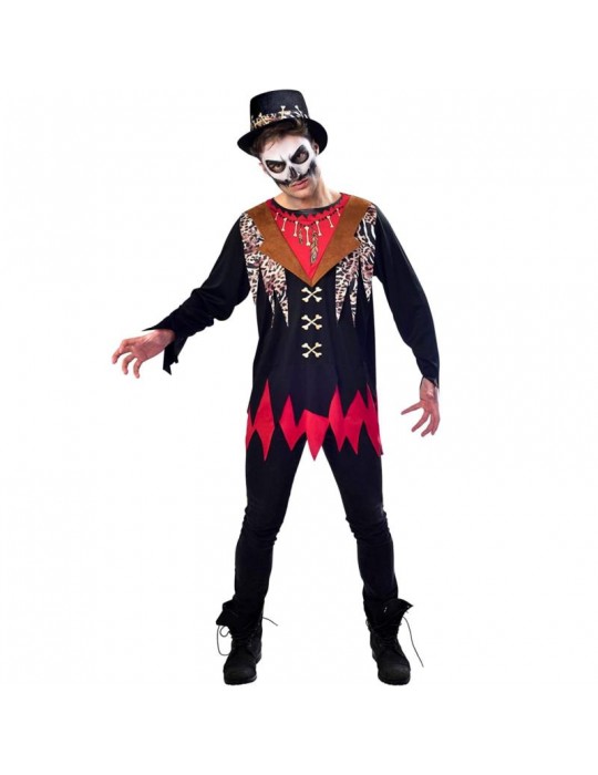 1Strój Szaman Doktor Zła 9902722 XL kapelusz cylinder VooDoo Halloween