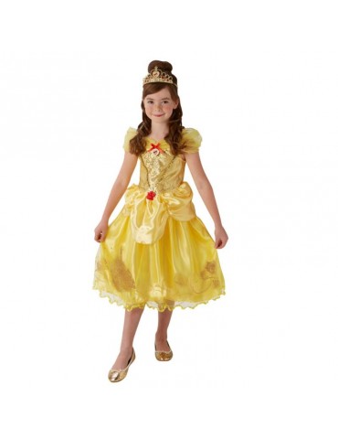 Strój Księżniczka Bella 620489L 122/128 sukienka Piękna i Bestia Disney bajka + diadem