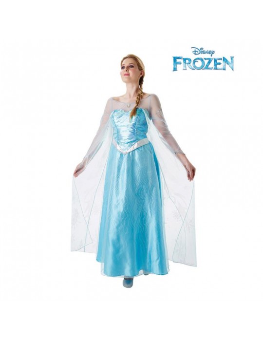1Ad Strój Księżniczka Elsa S/M 810243S Frozen Kraina Lodu Disney sukienka królowa lodu