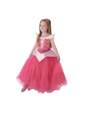 1Strój Śpiąca Królewna LUX 620481L 128 księżniczka Aurora bajka Disneya