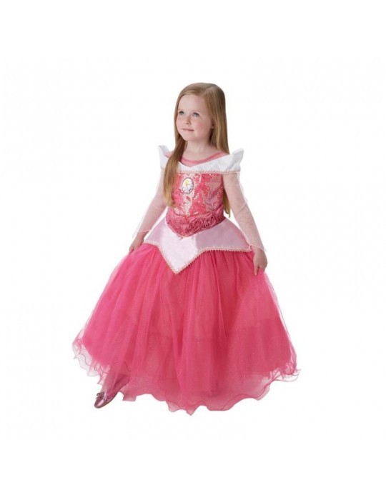 1Strój Śpiąca Królewna LUX 620481L 128 księżniczka Aurora bajka Disneya