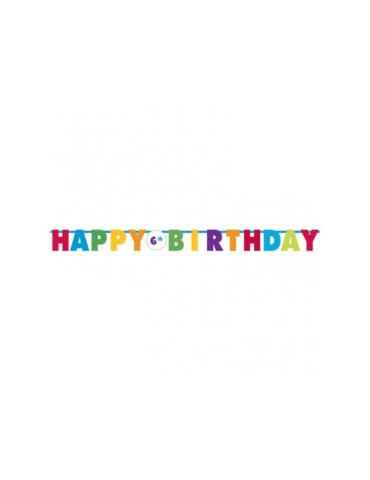 Baner Happy Birthday, 25 x 320cm, 1op.