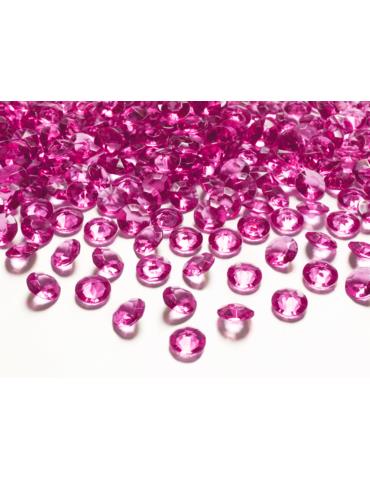 Diamentowe konfetti, c. różowy, 12mm, 1o p.