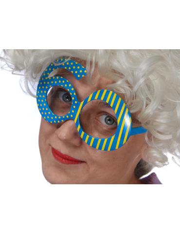 Okulary 60, niebieski, 1szt.