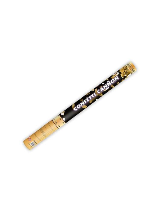 Tuba z konfetti, złoty, 60cm, 1szt.