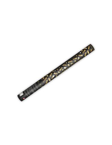 Tuba z konfetti, złoty, 60cm, 1szt.