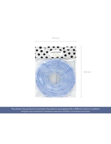 Lampion papierowy, pomarańczowy, 25cm, 1 szt.