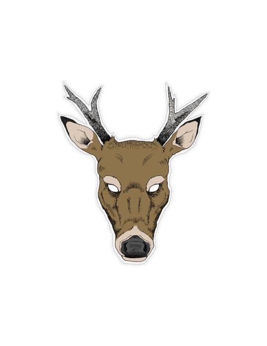 Maska Jeleń, 34 x 40cm, 1szt.