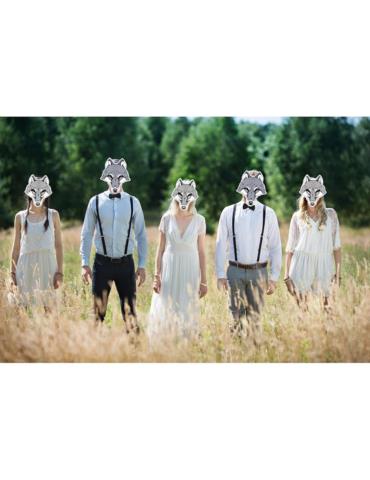 Maska Wilczyca, 26 x 29cm, 1szt.