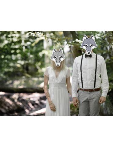 Maska Wilczyca, 26 x 29cm, 1szt.