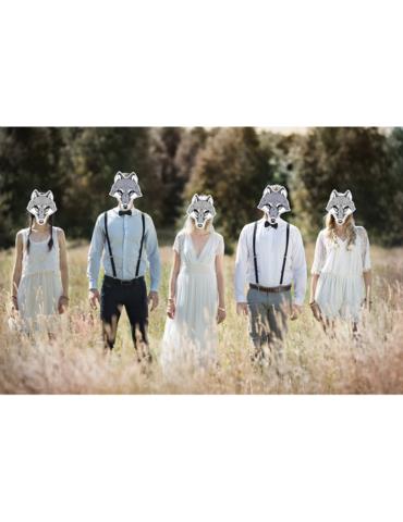 Maska Wilczyca, 26 x 29cm, 1szt.