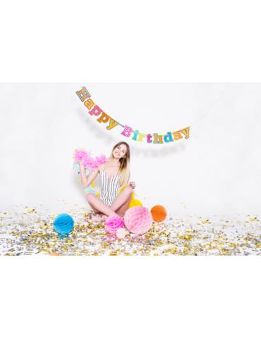 Kula bibułowa, pomarańcz, 30cm, 1szt.