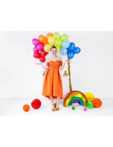 Kula bibułowa, pomarańcz, 30cm, 1szt.