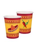 1Kubeczki Meksykańskie ekologiczne 54398 10 szt 210ml fiesta