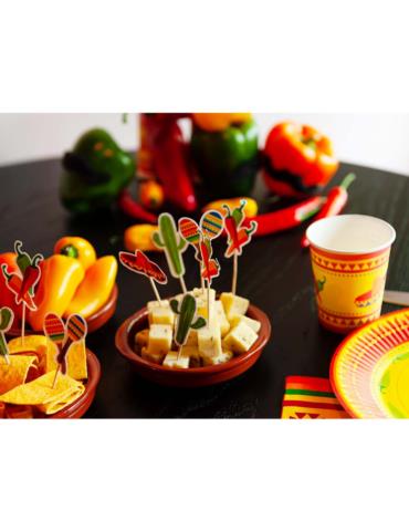 1Kubeczki Meksykańskie ekologiczne 54398 10 szt 210ml fiesta