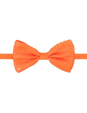 1Mucha z Cekinami Pomarańczowa 53129P neonowa