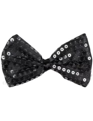 1Mucha z Cekinami Czarna 53129CZ