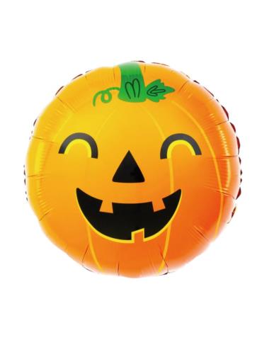 1Balon foliowy Dynia 45cm 460657 Halloween Andrzejki Party Kot