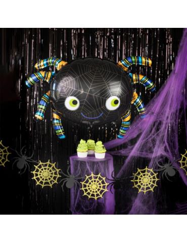 1Balon foliowy wesoły Pająk 460447 61x89cm Halloween Andrzejki Party