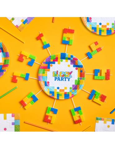 1Świeczka cyfra 0 Klocki 129524 Urodziny Rocznice cyferka