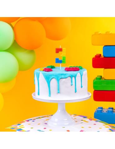 1Świeczka cyfra 3 Klocki 129555 Urodziny Rocznice cyferka