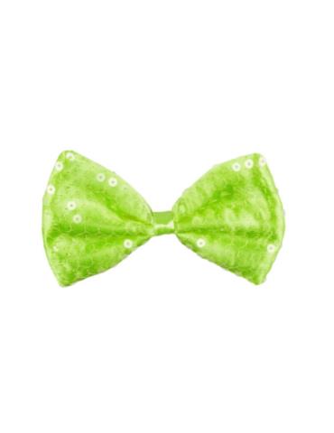 1Mucha z Cekinami Zielona Neonowa 53129Z