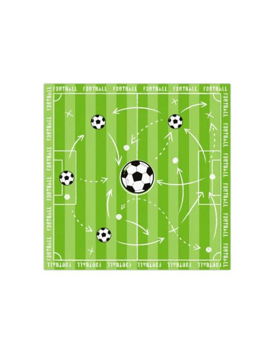 1Serwetki Papierowe Piłka Nożna 129968 10 sztuk 33x33 football urodziny przyjęcia
