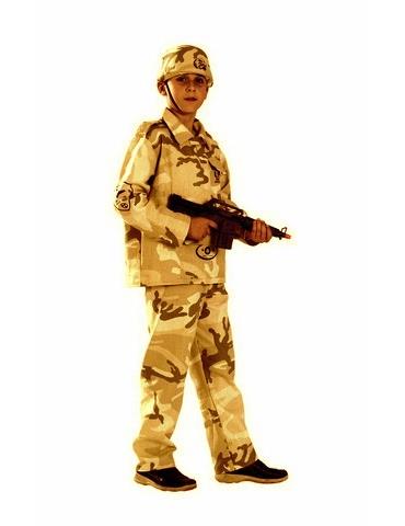 Strój Żołnierz Pustynny ST 316 122-128