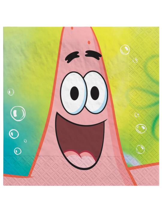 1Serwetki Sponge Bob 512627 urodzinowe 33x33cm 16szt,