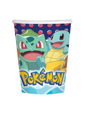 1Kubeczki Pokemon Pikachu 9904822 urodzinowe 8szt. 250ml