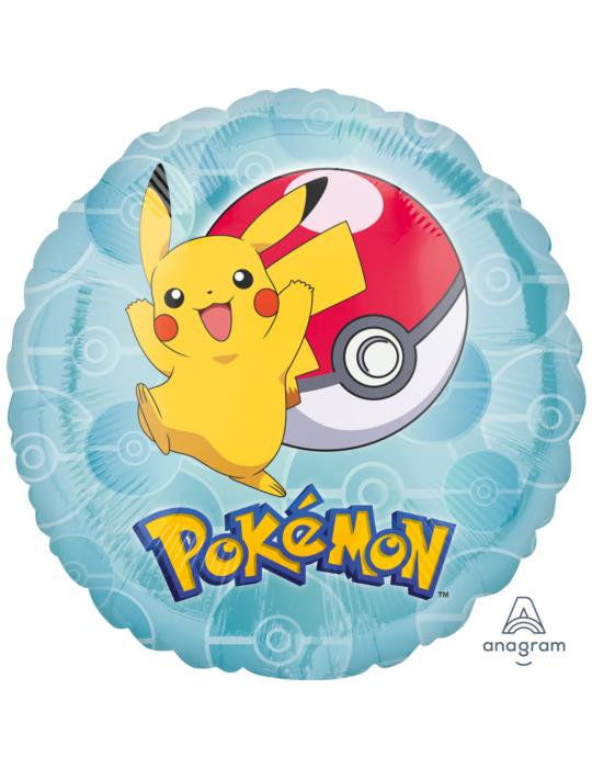 1Balon foliowy Pokemon Pikachu 3633275 urodzinowy 43cm