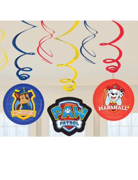 1Świderki Psi Patrol Paw Patrol 9903833 zawieszki 6szt.