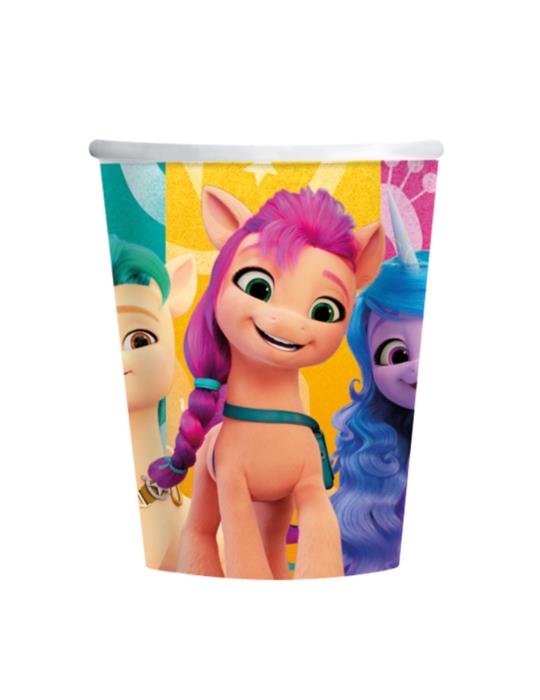 1Kubeczki My Little Pony Koniki 9911892 urodzinowe 8szt. 250ml