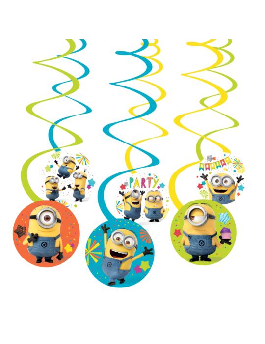 1Świderki Minionki Despicable Me 9907319 zawieszki 6szt.
