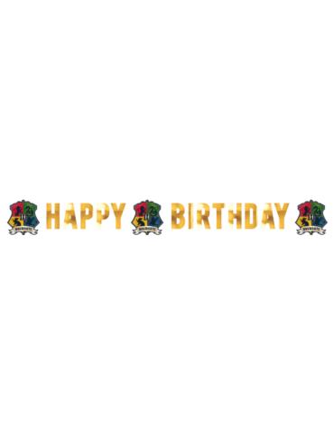 Banner urodzinowy Harry Potter 9915078 z napisem Happy Birthday 180x13cm