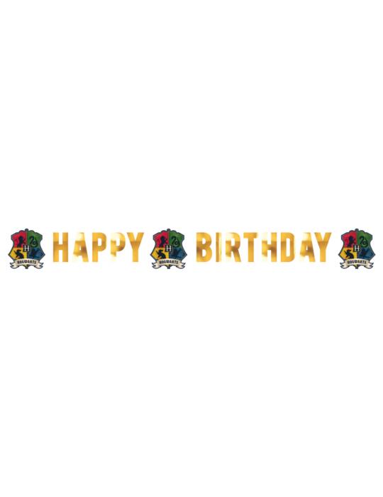 1Banner urodzinowy Harry Potter 9915078 z napisem Happy Birthday 180x13cm