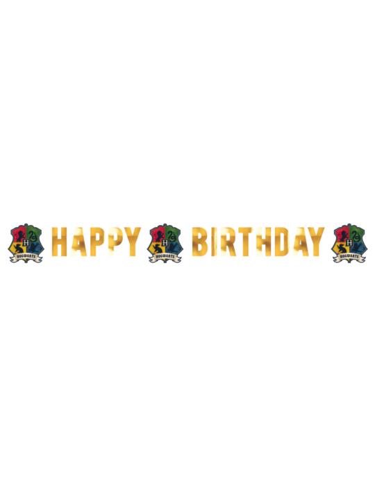 1Banner urodzinowy Harry Potter 9915078 z napisem Happy Birthday 180x13cm