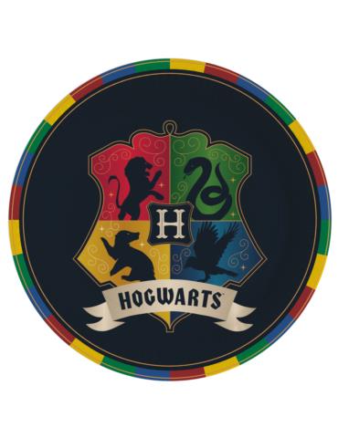 1Talerzyki Harry Potter 23cm 8szt9915074 Hogwart Gryffindor