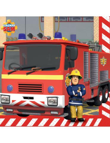 1Serwetki Strażak Sam 9912960 urodzinowe 33x33cm 16szt,