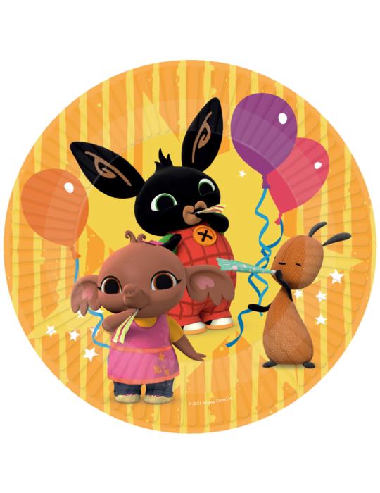 1Talerzyki Bing 8szt 9911882 urodzinowe 23cm