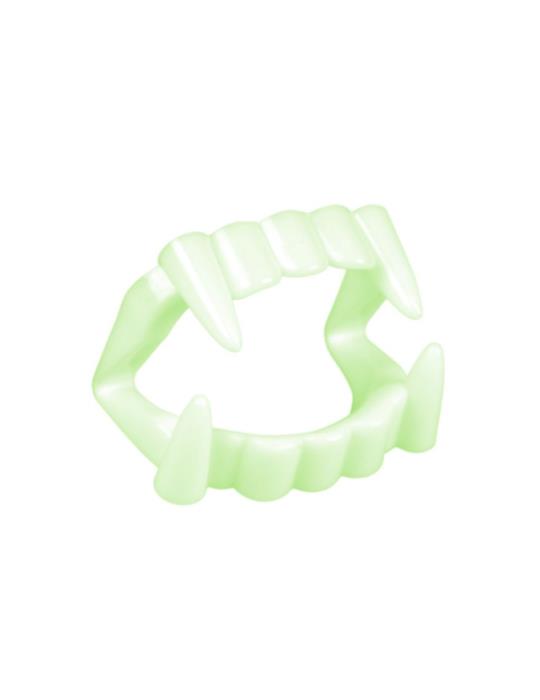 1Zęby Wampira Fluorescencyjne KO523 Szczęki Kły Halloween Drakuli