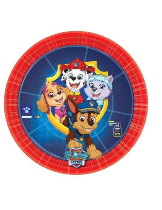 1Talerzyki urodzinowe Psi Patrol 9903826 18cm - 8 szt