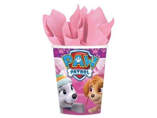 1Kubeczki Skye Psi Patrol 250ml 581665 urodzinowe Paw Parol 8szt
