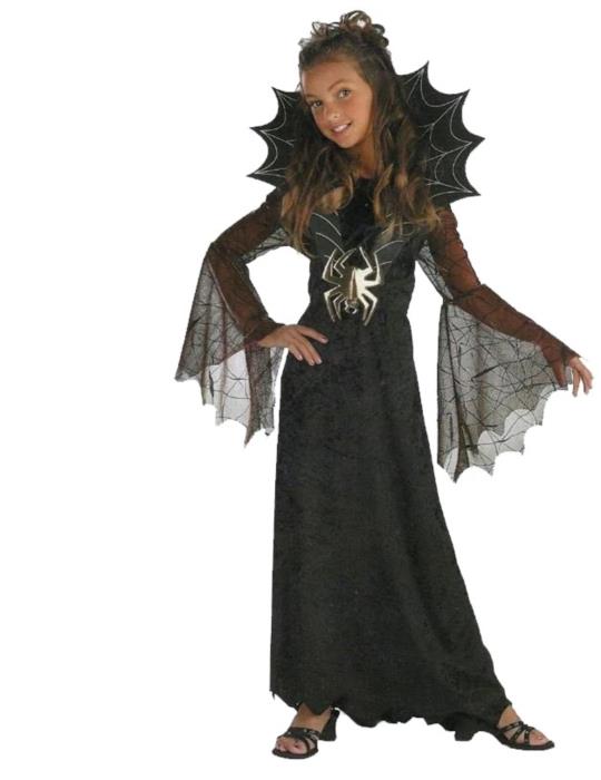 1Strój Wampirzyca z Pająkiem ST959 134/140 Halloween Andrzejki