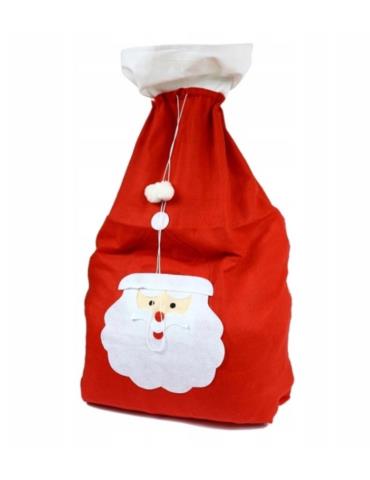 1Worek Mikołaja XXL 100x150cm TG53598 gigant na prezenty święta